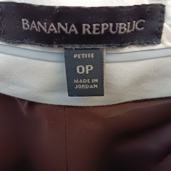 BANANA REPUBLIC "Ryan" Wool Plaid Mid-Rise Trousers OP - Picture 3 of 13